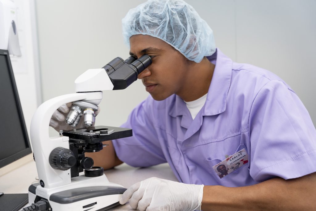 Close Up Veterinarian Doing Some Tests 1024x683